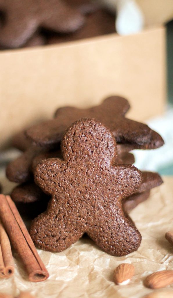gingerbread men-shaped cookies